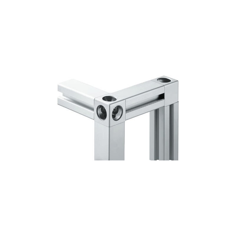 1 Bag of 1 - Bosch Rexroth S6 Cube Connector Connecting Component, Strut Profile 20 mm, Groove Size 6mm