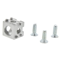 1 Bag of 1 - Bosch Rexroth S6 Cube Connector Connecting Component, Strut Profile 20 mm, Groove Size 6mm