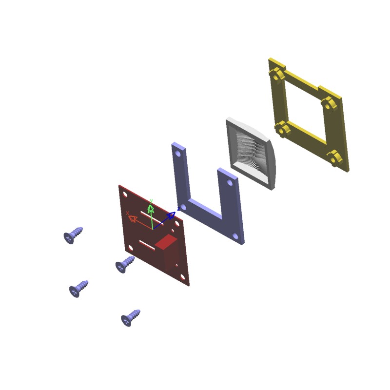 1 pcs : TMOS10-12030 FOR STHS34PF80 EVK-WHITE - SENSOR OPT TMOS IR FOC LEN 10MM