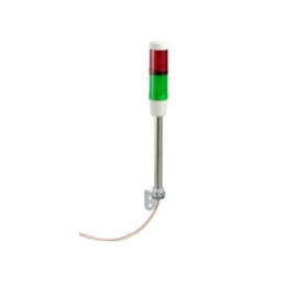 1 pcs - Schneider Electric Harmony XVM Series Red/Green Buzzer Signal Tower, 2 Lights, 230 V ac, Base Mount