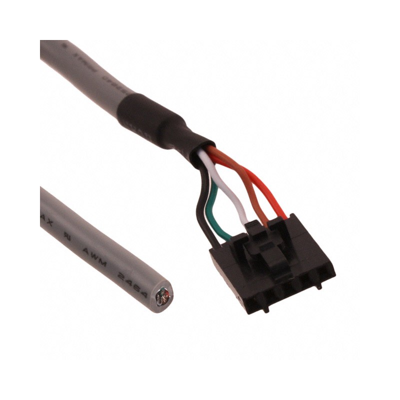 1 pcs : CUI-3131-6FT - CABLE SHLD LATCH 5PIN 24AWG 6'