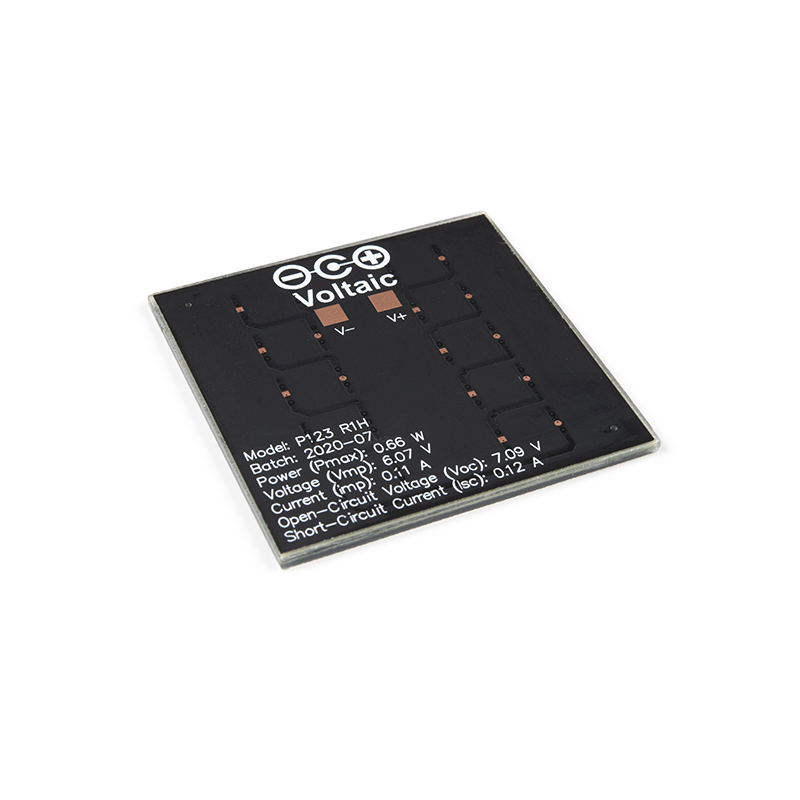 1 pcs : PRT-18725 - SMALL SOLAR PANEL - 0.6 WATT, 6