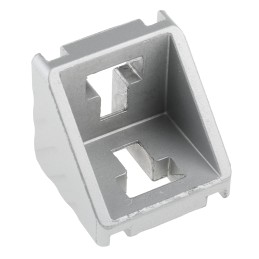 1 Bag of 1 - Bosch Rexroth M8 Angle Bracket Connecting Component, Strut Profile 45 mm, Groove Size 10mm