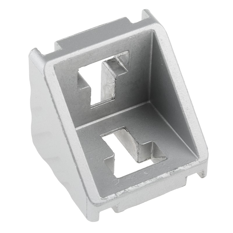 1 Bag of 1 - Bosch Rexroth M8 Angle Bracket Connecting Component, Strut Profile 45 mm, Groove Size 10mm