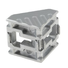 1 Bag of 1 - Bosch Rexroth M8 Angle Bracket Connecting Component, Strut Profile 45 mm, Groove Size 10mm