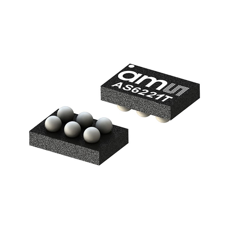 1 pcs : AS6221T WLP LF T&R - AS6221T DIGITIAL TEMPERATURE SEN