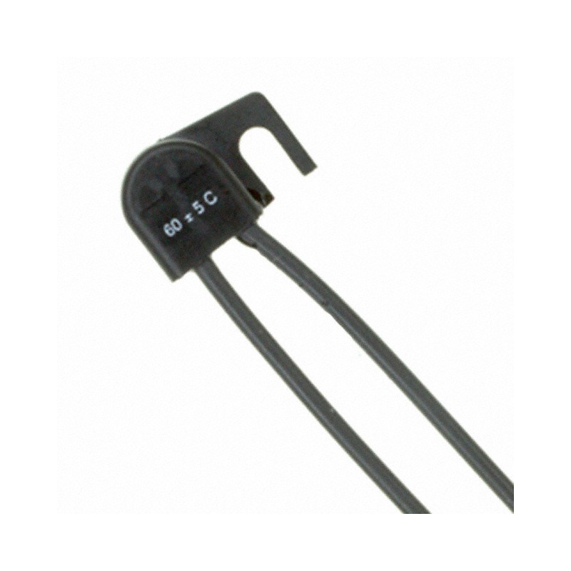 1 pcs : B12A06005AEDA0GE - THERMOSTAT 60DEG C SPST-NC RAD