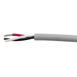 1 Reel of 30 M - Alpha Wire EcoCable Mini Control Cable, 3 Cores, 0.24 mm², ECO, Unscreened, 30m, Grey mPPE Sheath, 24 AWG