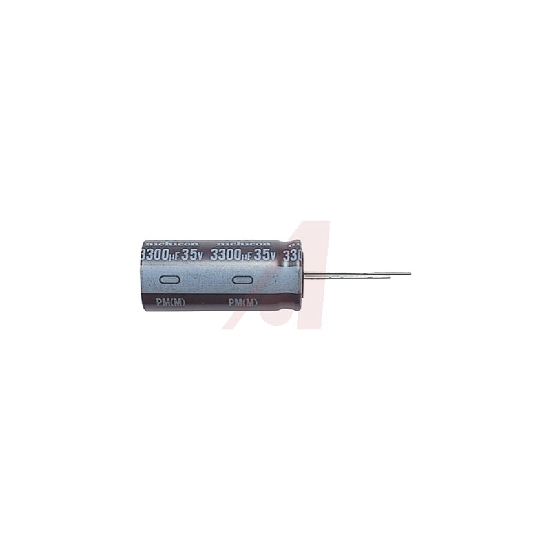 1 pcs - Nichicon 100μF Electrolytic Capacitor 25V dc, Through Hole - UPM1E101MED
