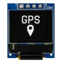 1 pcs - Midas 0.66in White Passive matrix OLED Display 64 x 48pixels COB I2C Interface