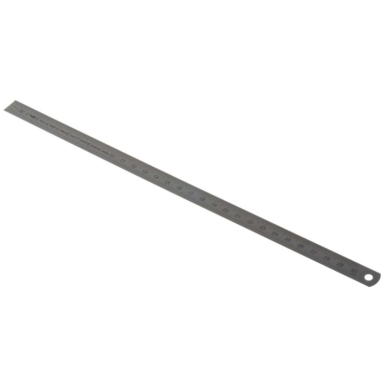 1 pcs - MikronTec 300mm Stainless Steel Metric Flatness Ruler