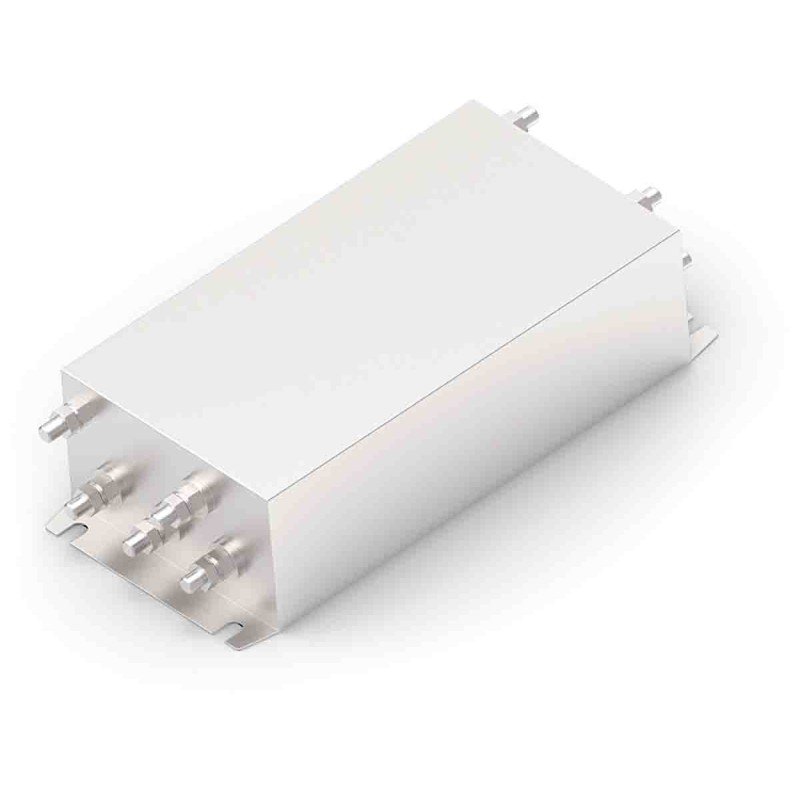 1 pcs - TE Connectivity, KEP 150A 520 V ac 50 - 60Hz, Chassis Mount EMI Filter, Threaded Bolt 3 Phase