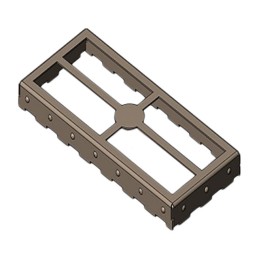 1 pcs : B-0750SB1700-0170XF - RF SHIELD 0.750' X 1.700' FRAME