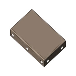 1 pcs : B-0728CC1156-0135XC - RF SHIELD 0.728' X 1.156' COVER