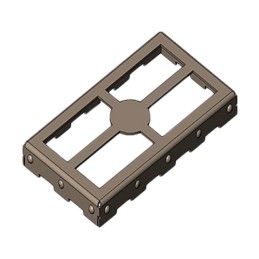 1 pcs : B-0625SB1125-0115XF - RF SHIELD 0.625' X 1.125' FRAME