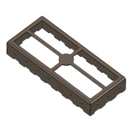 1 pcs : B-0800SB1880-0190XF - RF SHIELD 0.800' X 1.880' FRAME