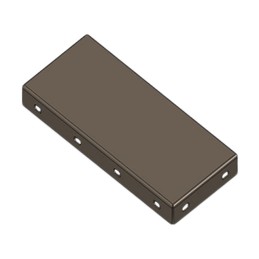 1 pcs : B-0800CC1880-0190XC - RF SHIELD 0.800' X 1.880' COVER