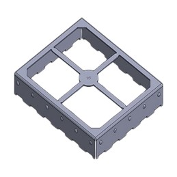 1 pcs : B-1175SB1410-0220XF-TPS - RF SHIELD 1.175' X 1.410' FRAME