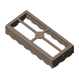 1 pcs : B-0750SB1700-0200XF - RF SHIELD 0.750' X 1.700' FRAME