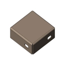 1 pcs : B-0500CC0500-0250XC - RF SHIELD 0.500' X 0.500' COVER