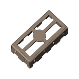 1 pcs : B-0500SB1000-0100XF - RF SHIELD 0.500' X 1.000' FRAME