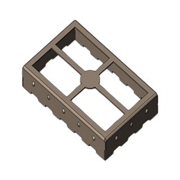 1 pcs : B-0875SB1375-0190XF - RF SHIELD 0.875' X 1.375' FRAME