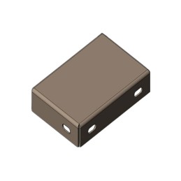 1 pcs : B-0500CC0750-0250XC - RF SHIELD 0.500' X 0.750' COVER