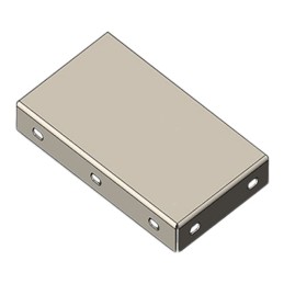 1 pcs : B-0775CC1375-0250XC - RF SHIELD 0.775' X 1.375' COVER