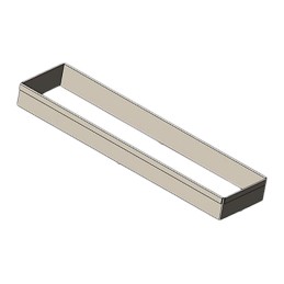 1 pcs : H-1000SA5650-0550YF - RF SHIELD 1.000' X 5.650' FRAME