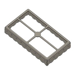 1 pcs : B-1250SB2250-0200XF - RF SHIELD 1.250' X 2.250' FRAME