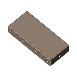 1 pcs : B-0750CC1700-0170XC - RF SHIELD 0.750' X 1.700' COVER