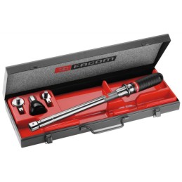1 pcs - Facom Click Torque Wrench, 20 - 100Nm, 1/2 in Drive, Open End Drive, 9 x 12mm Insert