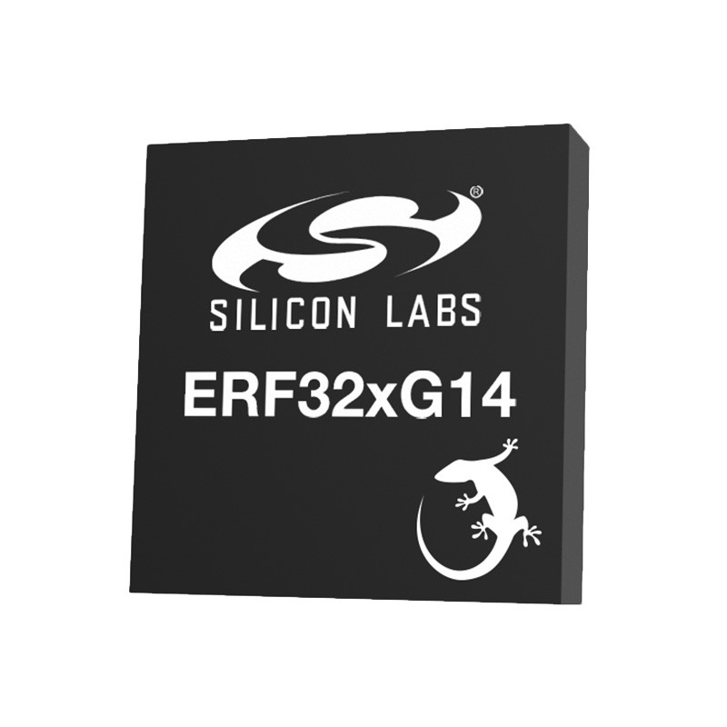 1 pcs : EFR32MG14P732F256IM48-B - IC RF 2.4G 48QFN