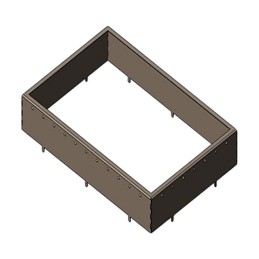 1 pcs : S-2000TC3000-0500XF - RF SHIELD 2.000' X 3.000' FRAME