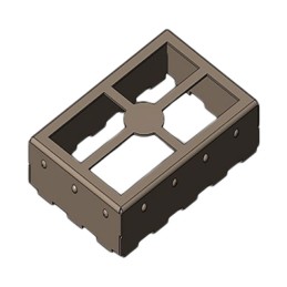 1 pcs : B-0750SB1125-0250XF - RF SHIELD 0.750' X 1.125' FRAME