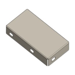 1 pcs : B-0500CC1000-0250XC - RF SHIELD 0.500' X 1.000' COVER