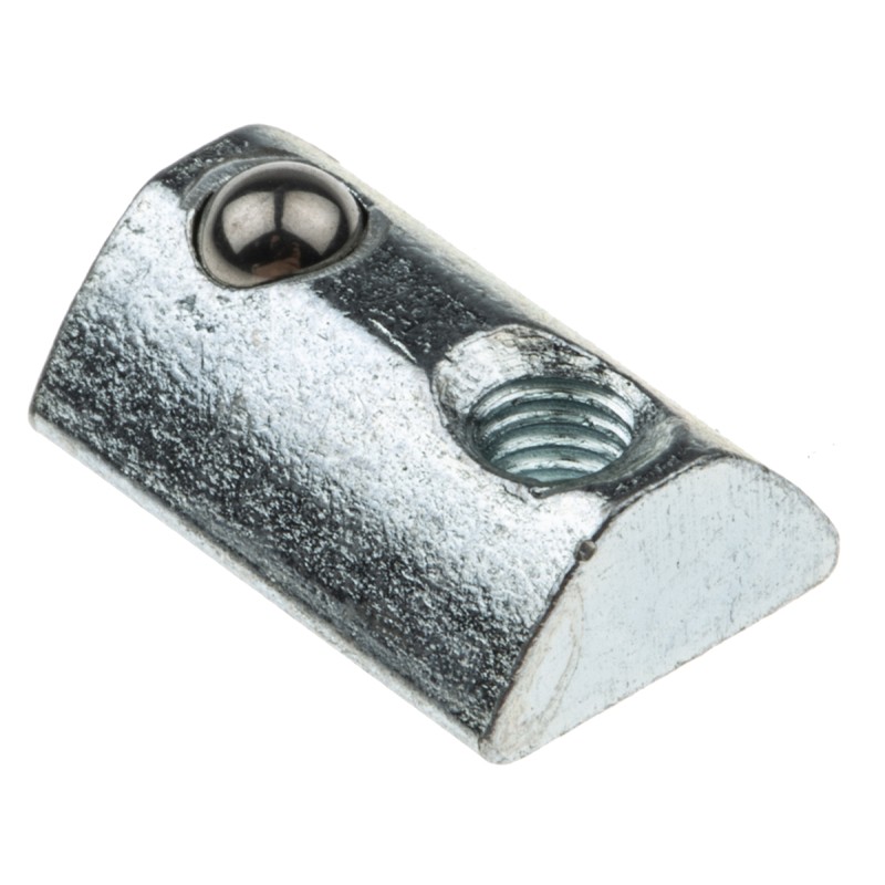 1 Bag of 10 - RS PRO M3 T-Slot Nut Connecting Component, Strut Profile 20 mm, Groove Size 5mm