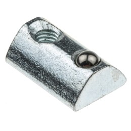 1 Bag of 10 - RS PRO M3 T-Slot Nut Connecting Component, Strut Profile 20 mm, Groove Size 5mm