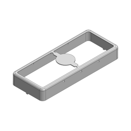 1 pcs : MS448-20F - RF SHIELD 0.717'X1.764' SOLDER