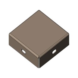 1 pcs : B-0625CC0625-0250XC - RF SHIELD 0.625' X 0.625' COVER