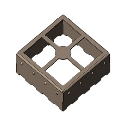 1 pcs : B-1000SB1000-0250XF - RF SHIELD 1.000' X 1.000' FRAME