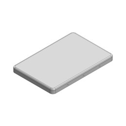 1 pcs : MS381-10C-NS - 38.7X25.9X2.7MM RF COVER