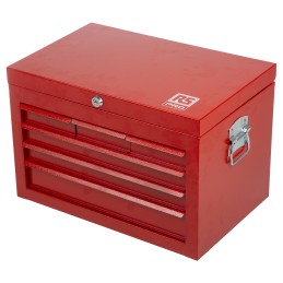 1 pcs - RS PRO 6 drawer Steel Tool Chest, 350mm x 530mm x 340mm