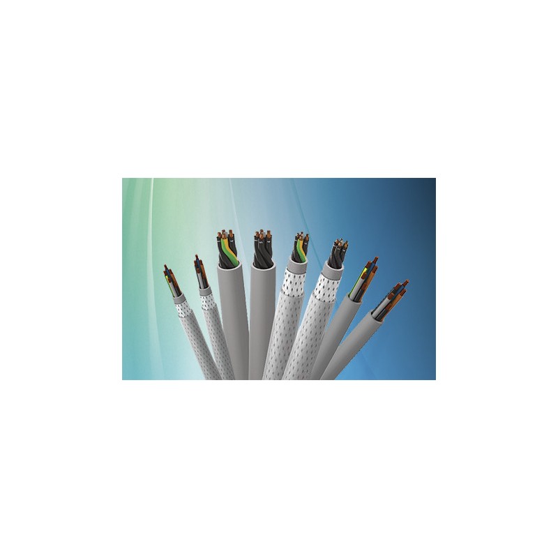 1 Reel of 50 M - Belden MachFlex Control Cable, 5 Cores, 0.75 mm², SY, Screened, 50m, Grey PVC Sheath