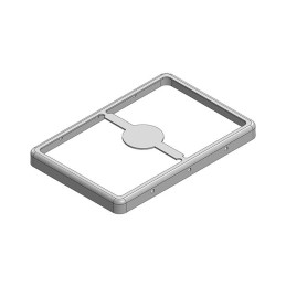 1 pcs : MS381-10F-NS - 38.1X25.3X3MM RF FRAME