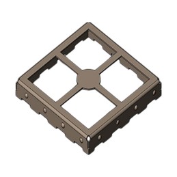 1 pcs : B-1000SB1000-0140XF - RF SHIELD 1.000' X 1.000' FRAME