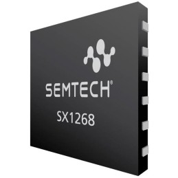 1 pcs : SX1268IMLTRT - IC RF TXRX+MCU ISM&lt1GHZ 24QFN