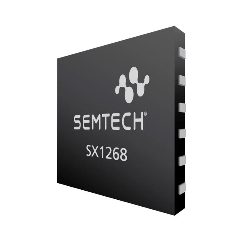 1 pcs : SX1268IMLTRT - IC RF TXRX+MCU ISM&lt1GHZ 24QFN