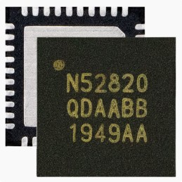 1 pcs : NRF52820-QDAA-D-R7 - IC RF TXRX+MCU 802.15.4 40QFN