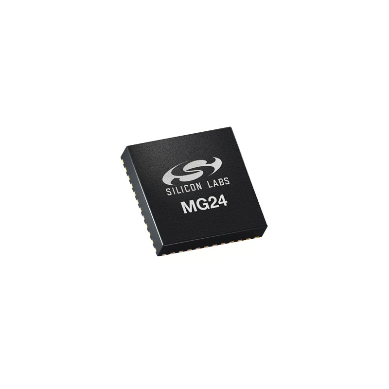 1 pcs : EFR32MG24A010F1536IM40-B - IC RF TXRX+MCU BLE 40QFN